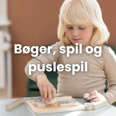 Bøger, spil og puslespil