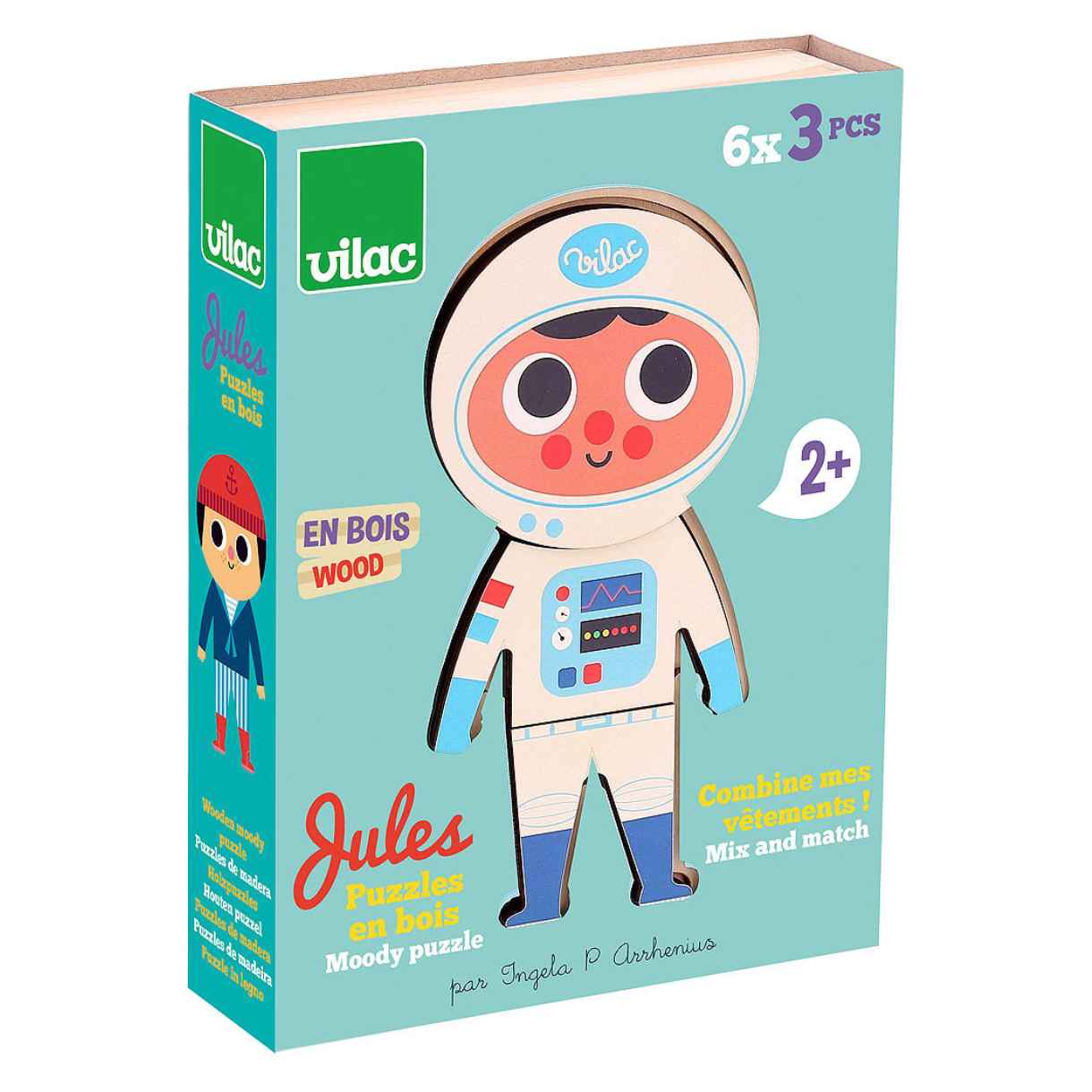 Vilac puslespil i træ - Jules