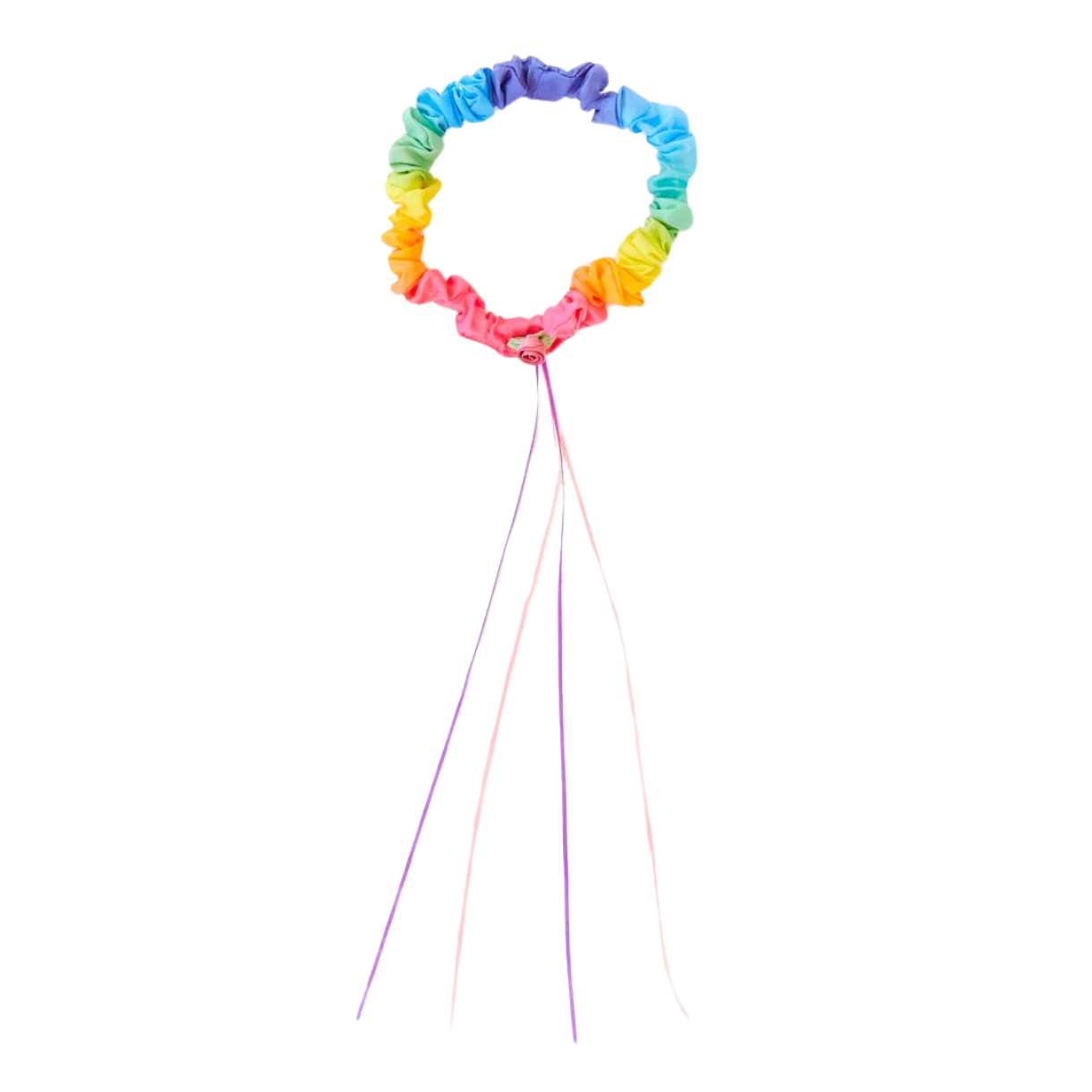 Sarah's Silks - Silkehårbånd - Rainbow Garland