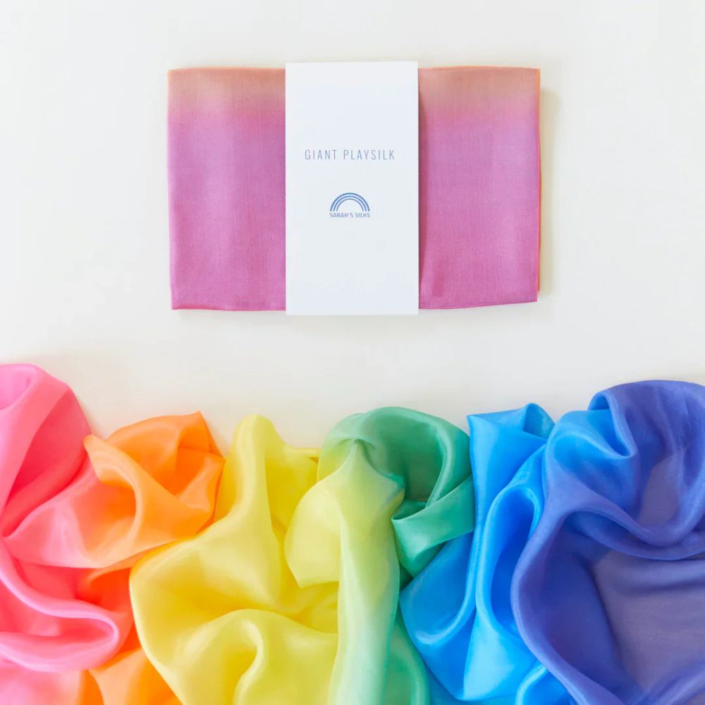 Sarah's Silks - Giant Rainbow Legesilke