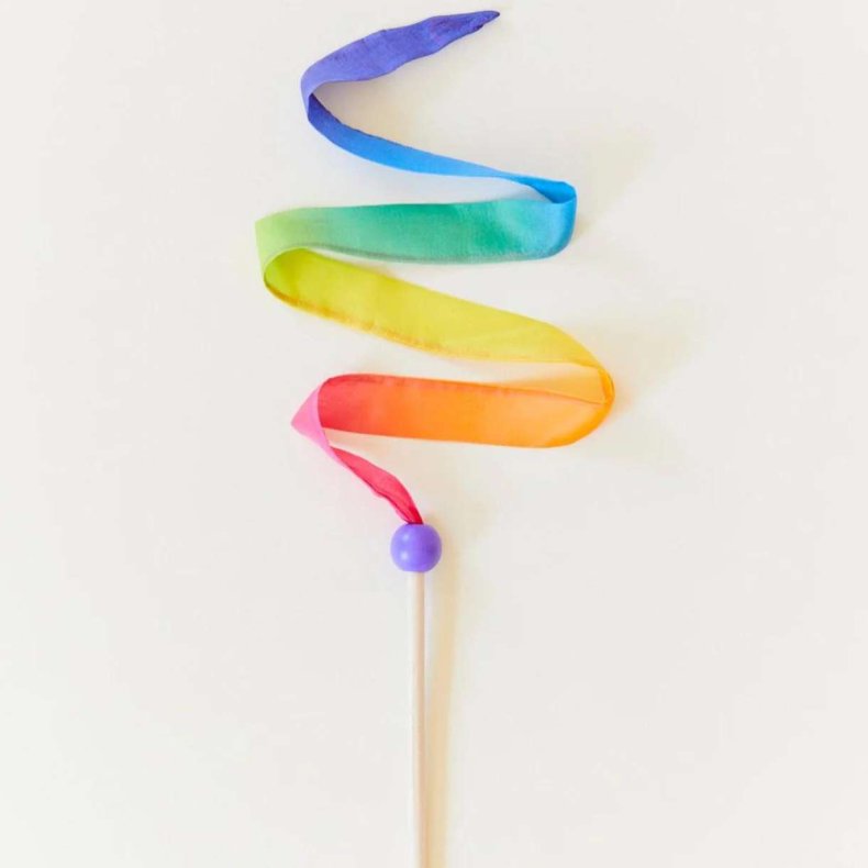 Sarah's Silks - Mini dansevimpel - Rainbow Streamer