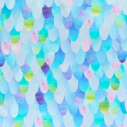 Sarah's Silks - Magiske vsner bl - Blue Dragon Playsilk