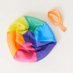 Sarah's Silks - Ballonbold - Rainbow Balloon Ball