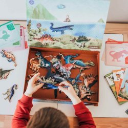 mierEdu - Magnetisk legest - Lr om dinosaurer
