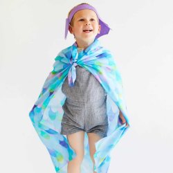 Sarah's Silks - Magiske vsner bl - Blue Dragon Playsilk