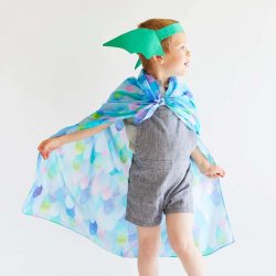 Sarah's Silks - Udkldnings re - Green Dinosaur Ears
