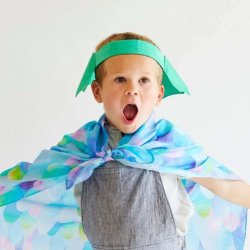 Sarah's Silks - Udkldnings re - Green Dinosaur Ears