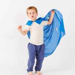 Sarahs Silks - Kappe med stjerner - Star Cape