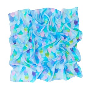 Sarah's Silks - Magiske vsner bl - Blue Dragon Playsilk