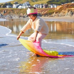 Sarah's Silks - Giant Rainbow Legesilke - Enchanted Playsilks