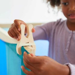 Sarah's Silks - St med fire legeklemmer - Playclips