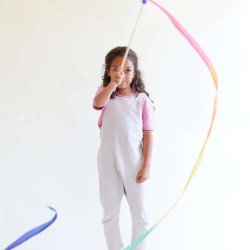 Sarah's Silks - Stor dansevimpel - Rainbow Streamer