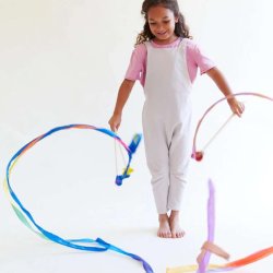 Sarah's Silks - Stor dansevimpel - Rainbow Streamer