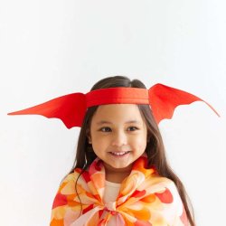 Sarah's Silks - Udkldnings re - Red Dinosaur Ears