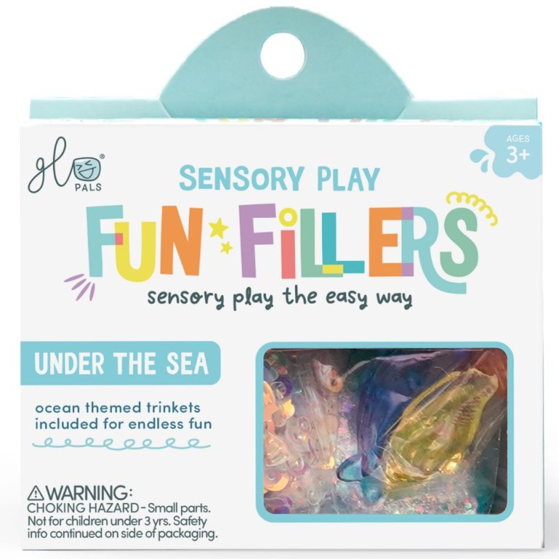 Glo Pals Sansekrukke-fyld - Fun Fillers - Havdyr