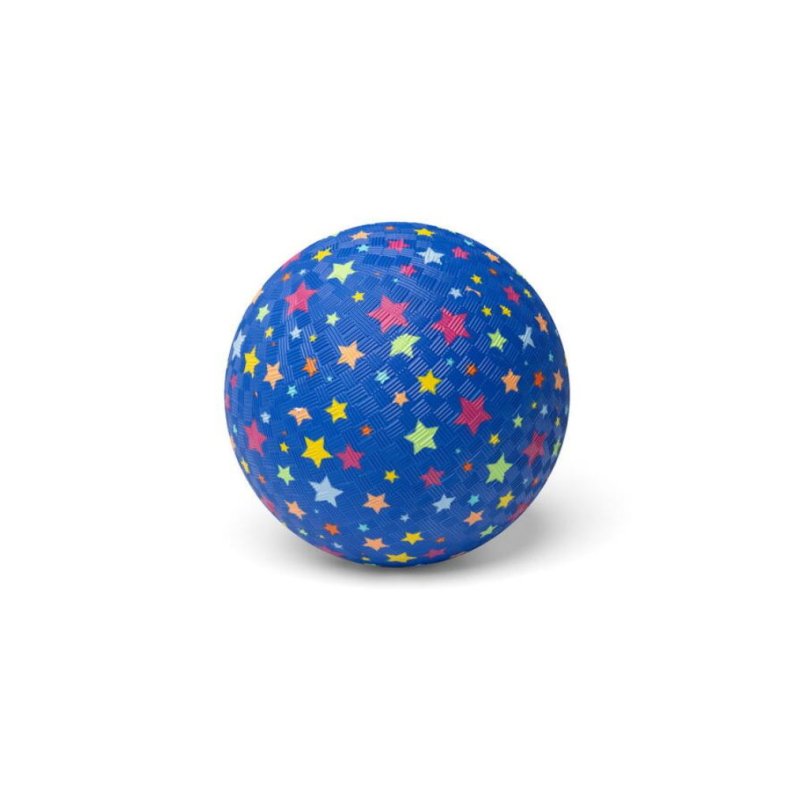 Gummibold med stjerner - 13 cm