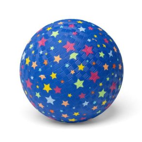 Gummibold med stjerner - 18 cm