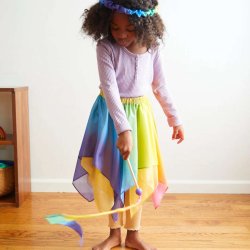 Sarah's Silks - Mini dansevimpel - Rainbow Streamer