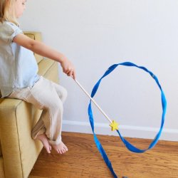 Sarah's Silks - Stor dansevimpel - Star Streamer