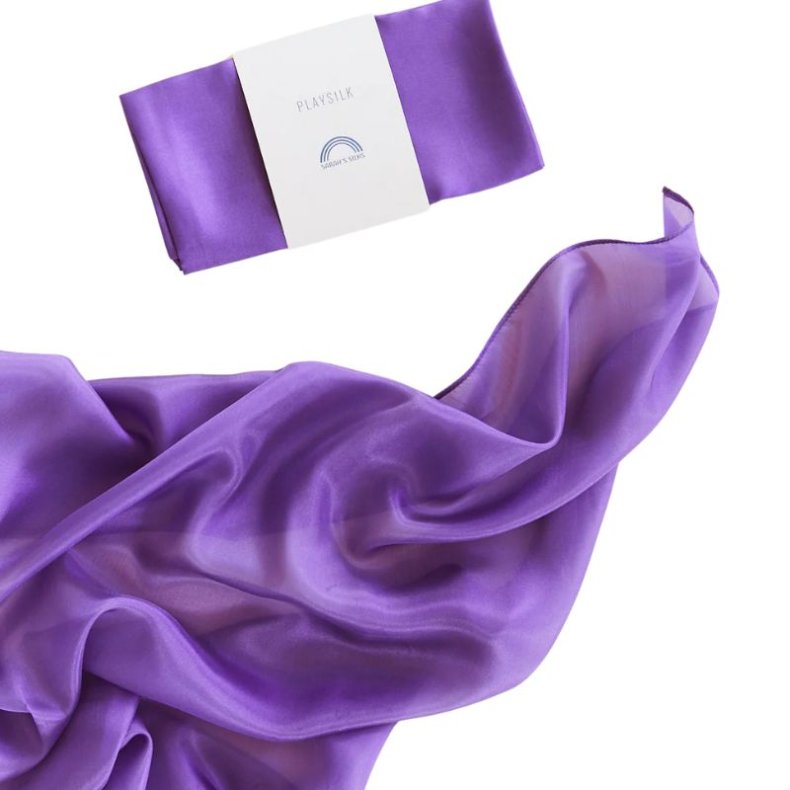 Sarah's Silks legesilke - Lilla