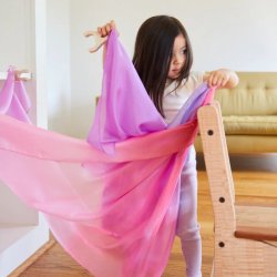 Sarah's Silks - Giant Rainbow Legesilke - Enchanted Playsilks