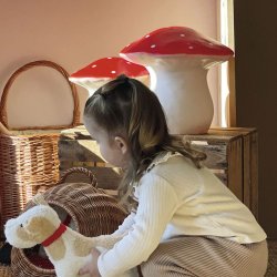 Heico lampe - Mellem svamp i rd