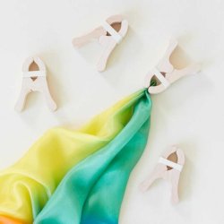 Sarah's Silks - St med fire legeklemmer - Playclips