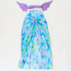 Sarah's Silks - Udkldnings re - Purple Dinosaur Ears