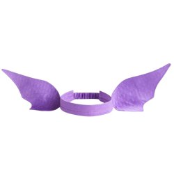 Sarah's Silks - Udkldnings re - Purple Dinosaur Ears