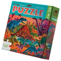 Puslespil - 60 Brikker - Dazzling Dinosaurs