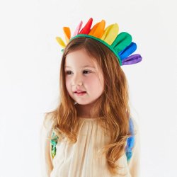 Sarah's Silks - Regnbue Blomsterkrone