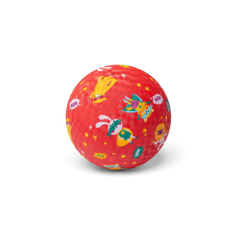 Gummibold med superhelte - 13 cm