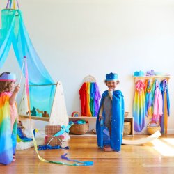 Sarah's Silks - Stor dansevimpel - Rainbow Streamer