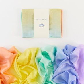Sarah's Silks - Giant Rainbow Legesilke - Enchanted Playsilks