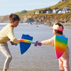 Sarah's Silks - Skjold - Rainbow Shield