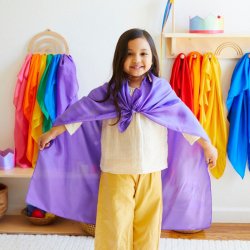 Sarah's Silks legesilke - Lilla