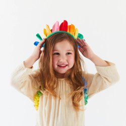 Sarah's Silks - Regnbue Blomsterkrone