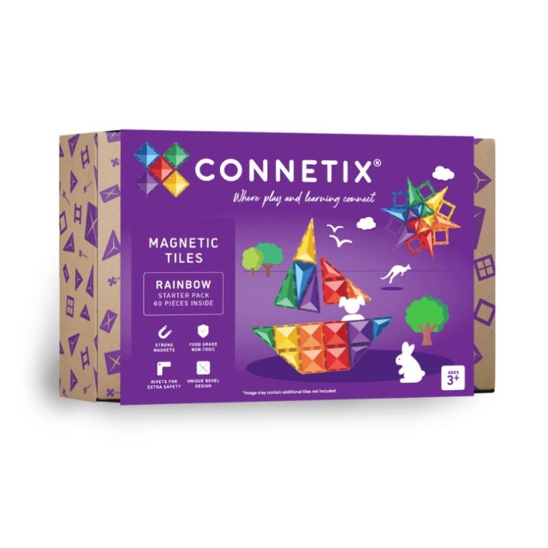 Connetix magnetst -  Rainbow Starter Pack