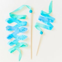 Sarah's Silks - Stor dansevimpel - Sea Streamer