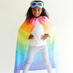 Sarahs Silks - Kappe i regnbuefarver - Rainbow Cape