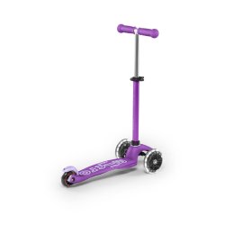Micro Lbehjul - Mini Deluxe LED - Purple