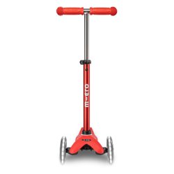 Micro Lbehjul - Mini Deluxe LED - Red