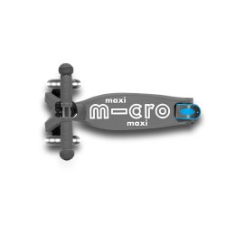 Micro Lbehjul - Maxi Deluxe Foldbar LED - Volcano Grey