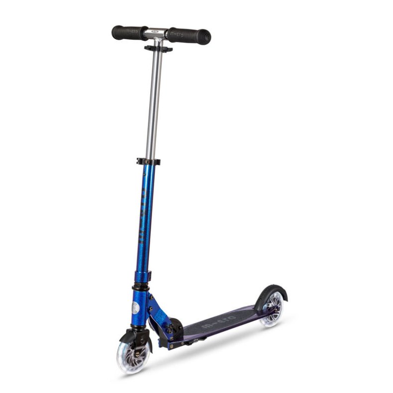 Micro Lbehjul - Sprite Pearl LED - Blue