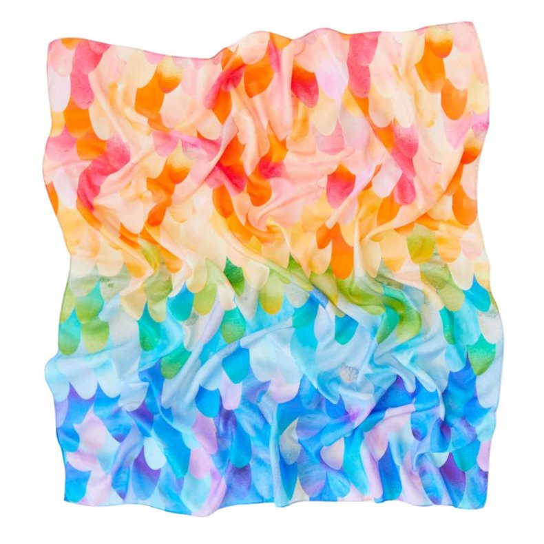 Sarah's Silks - Magiske vsner regnbue - Rainbow Unicorn Playsilk
